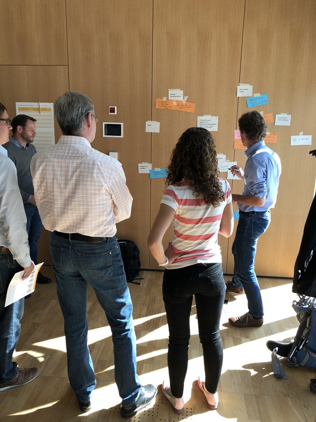 Menschen in einem Workshop